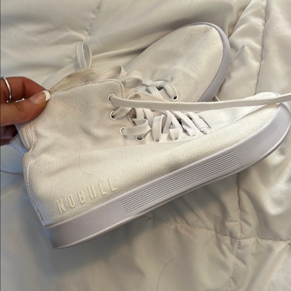 NOBULL Classic White High-Top Sneakers
